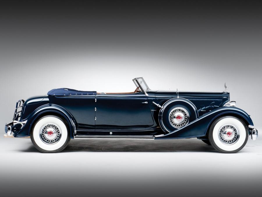  Packard Twelve Convertible Victoria by Dietrich 1934 года  (фото 25 из 39)